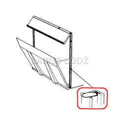 4003312H Aluminijski profil 2,5 m za bočno brtvljenje platforme